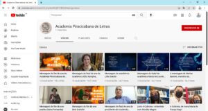 Vídeos da Academia Piracicabana de Letras